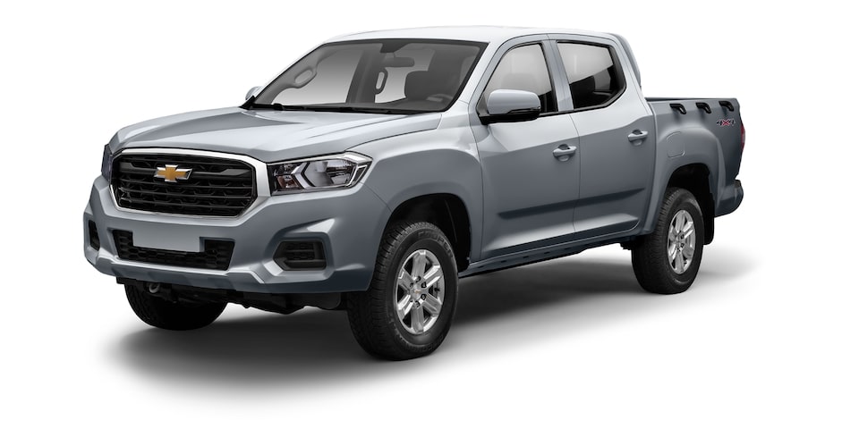 Chevrolet S10 Max 2025, tu camioneta pickup 4 cilindros en color plata brillante